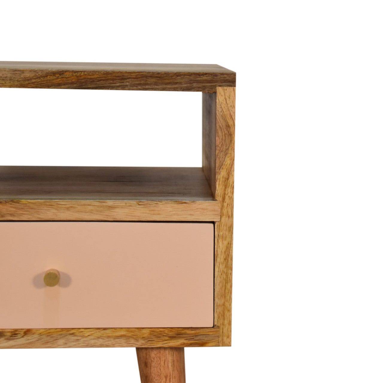 Mini Blush Hand Painted Bedside by Artisan Furniture - Price Crash Furniture