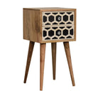 Mini Bone Inlay 2 Drawer Bedside by Artisan Furniture - Price Crash Furniture