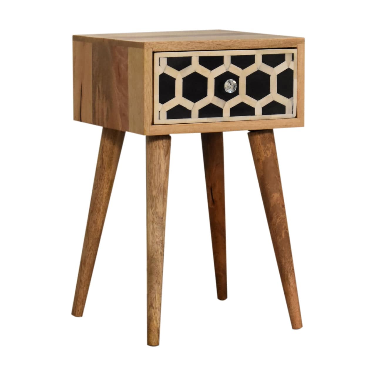 Mini Bone Inlay Bedside by Artisan Furniture - Price Crash Furniture