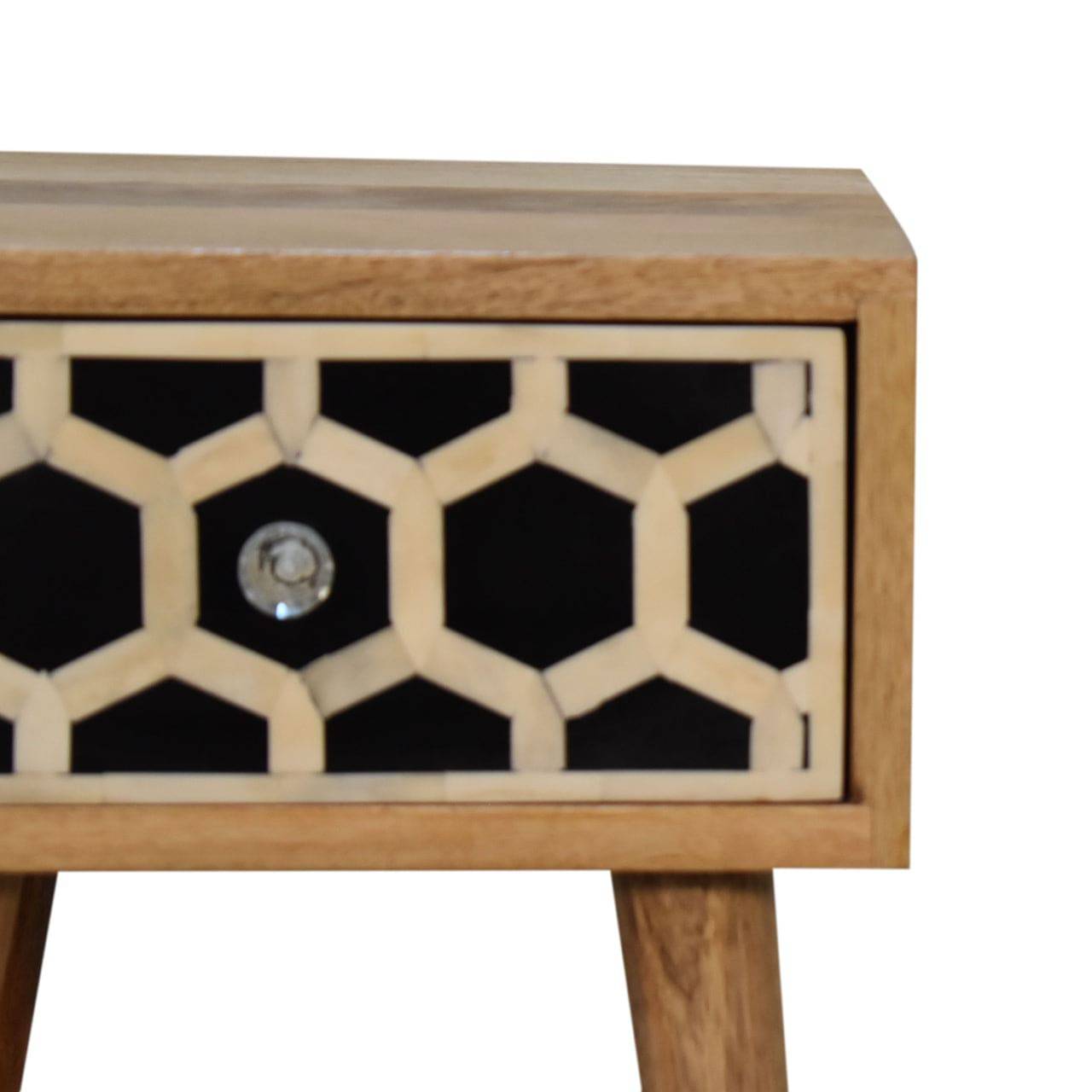 Mini Bone Inlay Bedside by Artisan Furniture - Price Crash Furniture