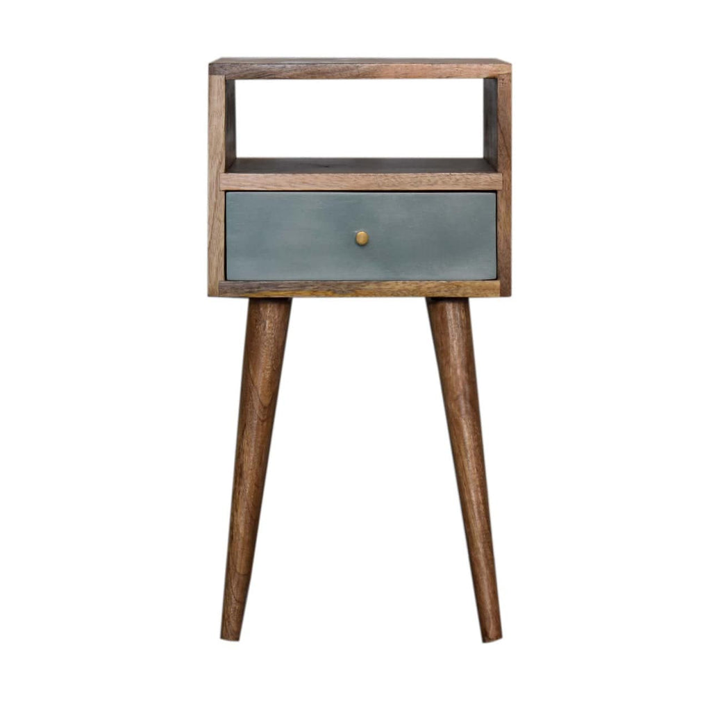 Mini Duck Egg Green Hand Painted Bedside by Artisan Furniture - Price Crash Furniture