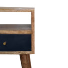 Mini Navy Blue Hand Painted Bedside by Artisan Furniture - Price Crash Furniture