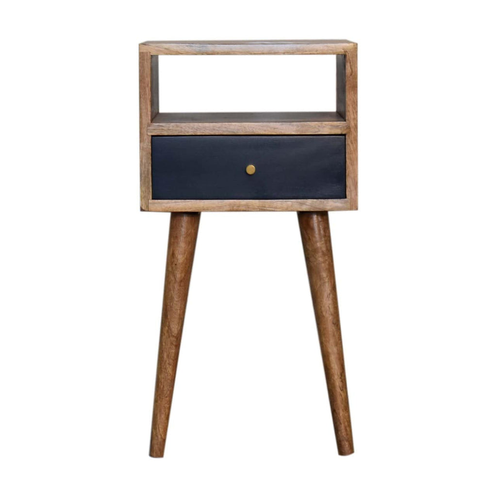 Mini Navy Blue Hand Painted Bedside by Artisan Furniture - Price Crash Furniture