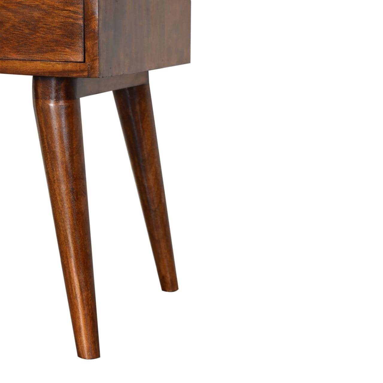 Modern Chestnut Solid Wood Bedside by Artisan Furniture - Price Crash Furniture