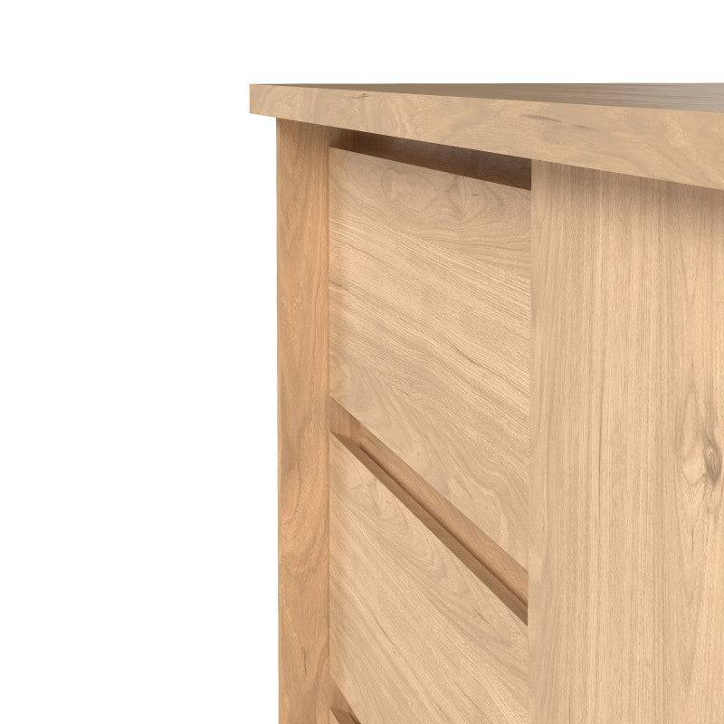 Naia Storage Unit With 1 Sliding Door And 3 Drawers In Jackson Hickory Oak - Price Crash Furniture