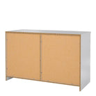 Naia Storage Unit with 1 Sliding Door and 3 Drawers in White High Gloss - Price Crash Furniture