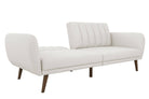 NOVOGRATZ Brittany Sofa Bed Wooden Legs - Linen - Light Grey - Price Crash Furniture