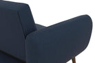 NOVOGRATZ Brittany Sofa Bed Wooden Legs - Linen - Navy - Price Crash Furniture