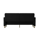 NOVOGRATZ Skylar Sofa Bed - Velvet - Black - Price Crash Furniture