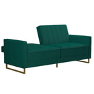 NOVOGRATZ Skylar Sofa Bed - Velvet - Green - Price Crash Furniture