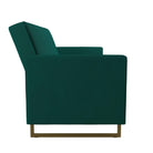 NOVOGRATZ Skylar Sofa Bed - Velvet - Green - Price Crash Furniture