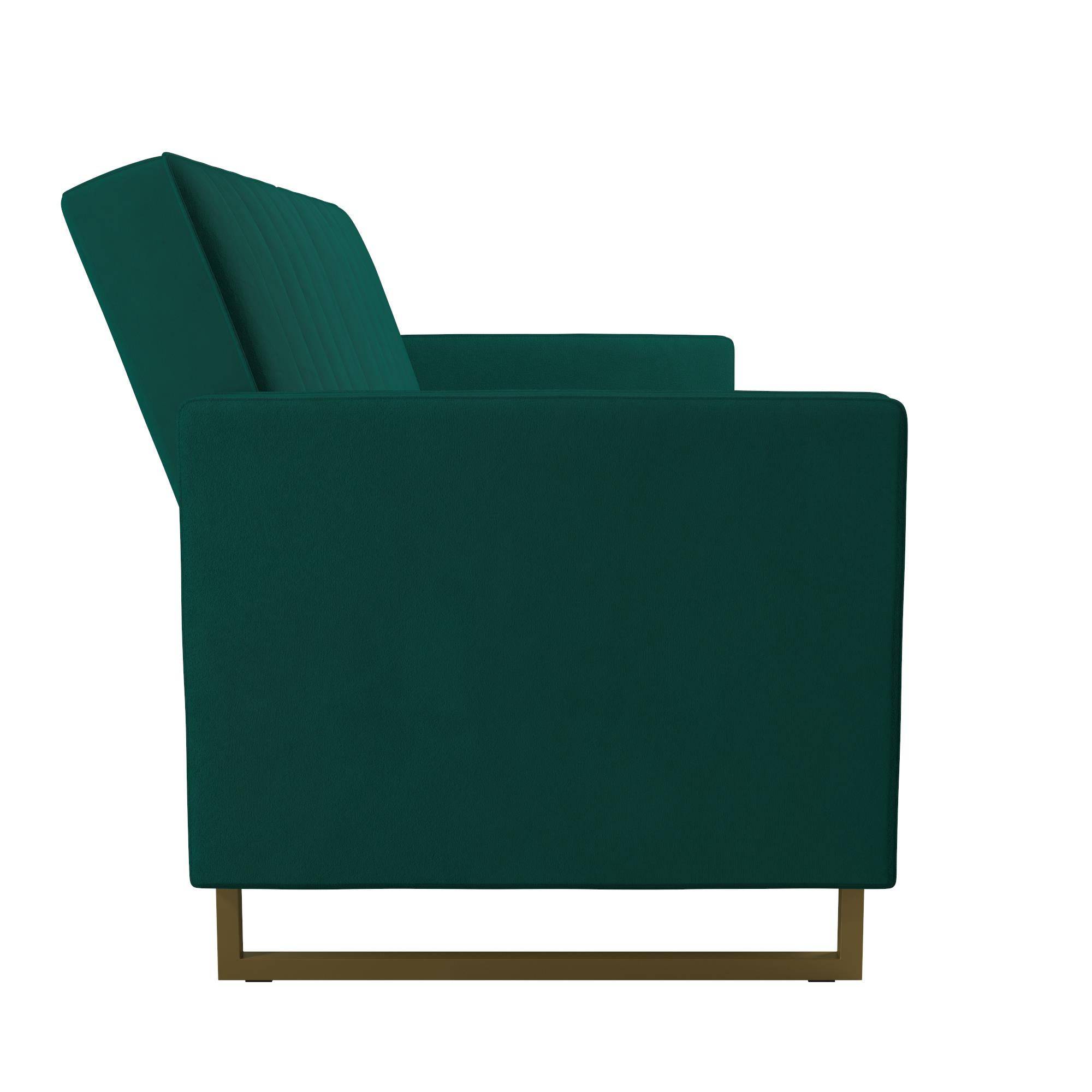 NOVOGRATZ Skylar Sofa Bed - Velvet - Green - Price Crash Furniture