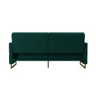 NOVOGRATZ Skylar Sofa Bed - Velvet - Green - Price Crash Furniture