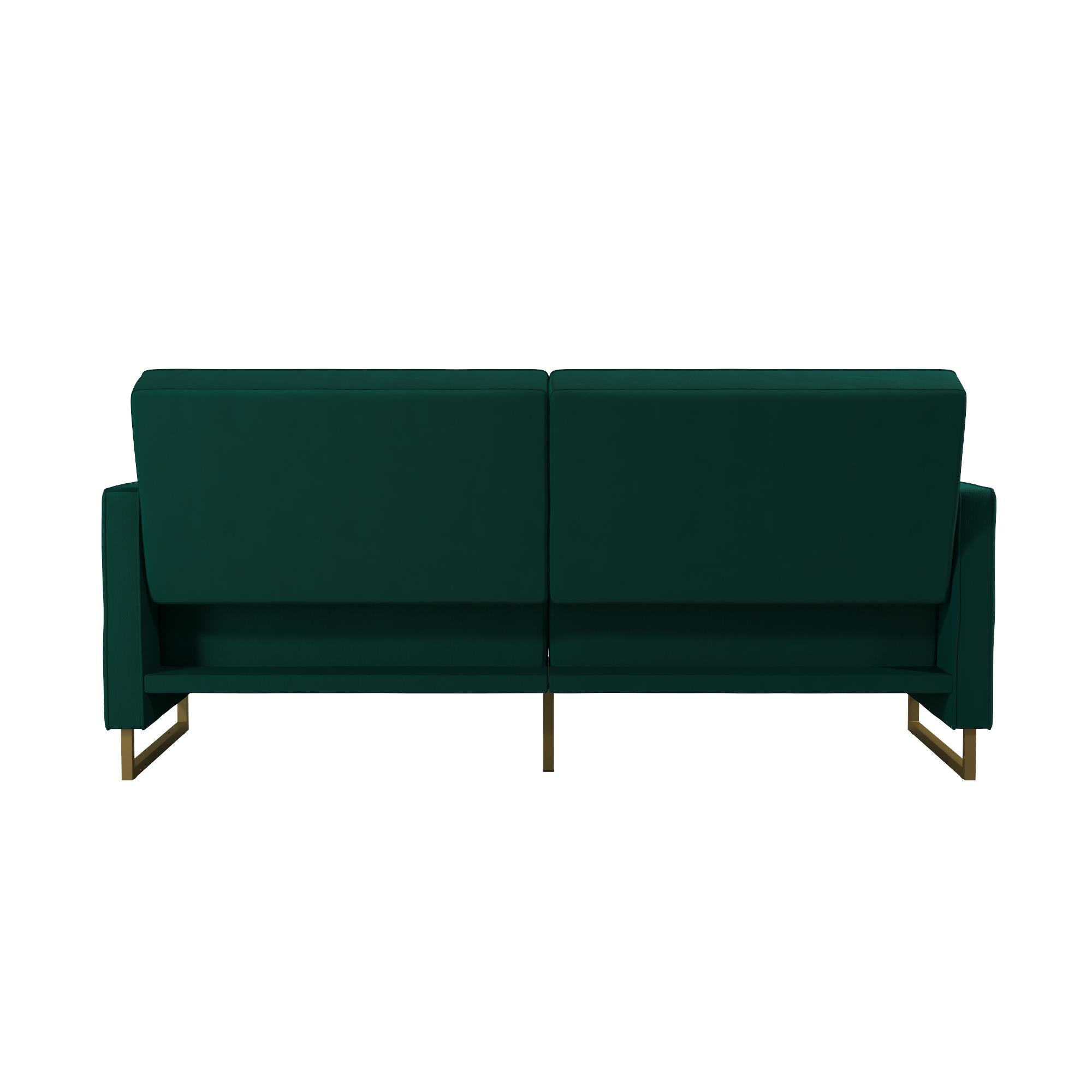 NOVOGRATZ Skylar Sofa Bed - Velvet - Green - Price Crash Furniture