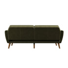 NOVOGRATZ Tallulah Memory Foam Futon Green Velvet - Price Crash Furniture