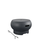 NOVOGRATZ (UK) Asher 22in Fire Pit Dark Grey - Price Crash Furniture