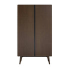 NOVOGRATZ (UK) Brittany 4 Shelf Bookcase Walnut - Price Crash Furniture