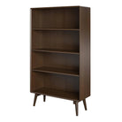 NOVOGRATZ (UK) Brittany 4 Shelf Bookcase Walnut - Price Crash Furniture