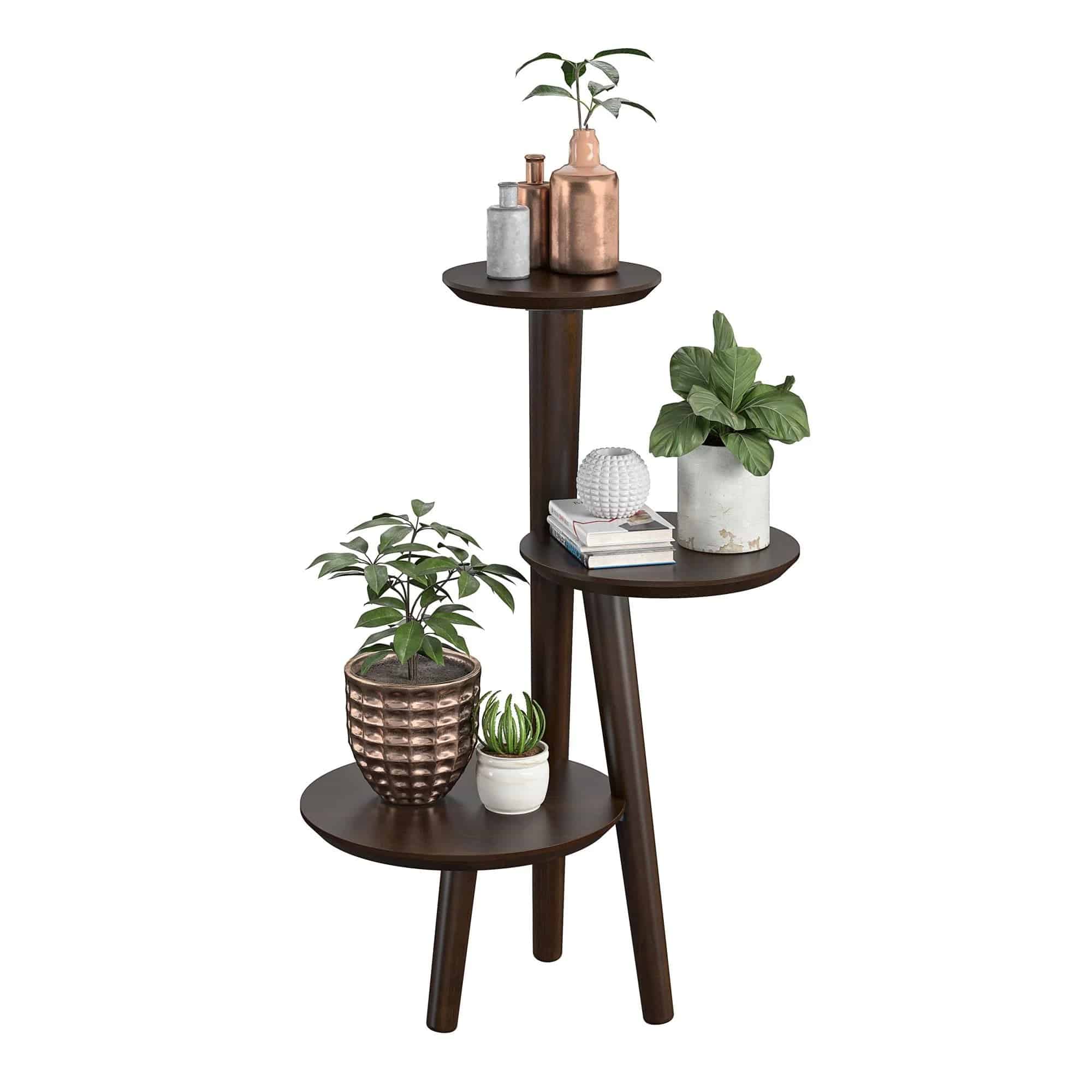 NOVOGRATZ (UK) Brittany Plant Stand Walnut - Price Crash Furniture