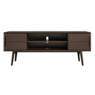 NOVOGRATZ (UK) Brittany TV Stand 55in Walnut - Price Crash Furniture