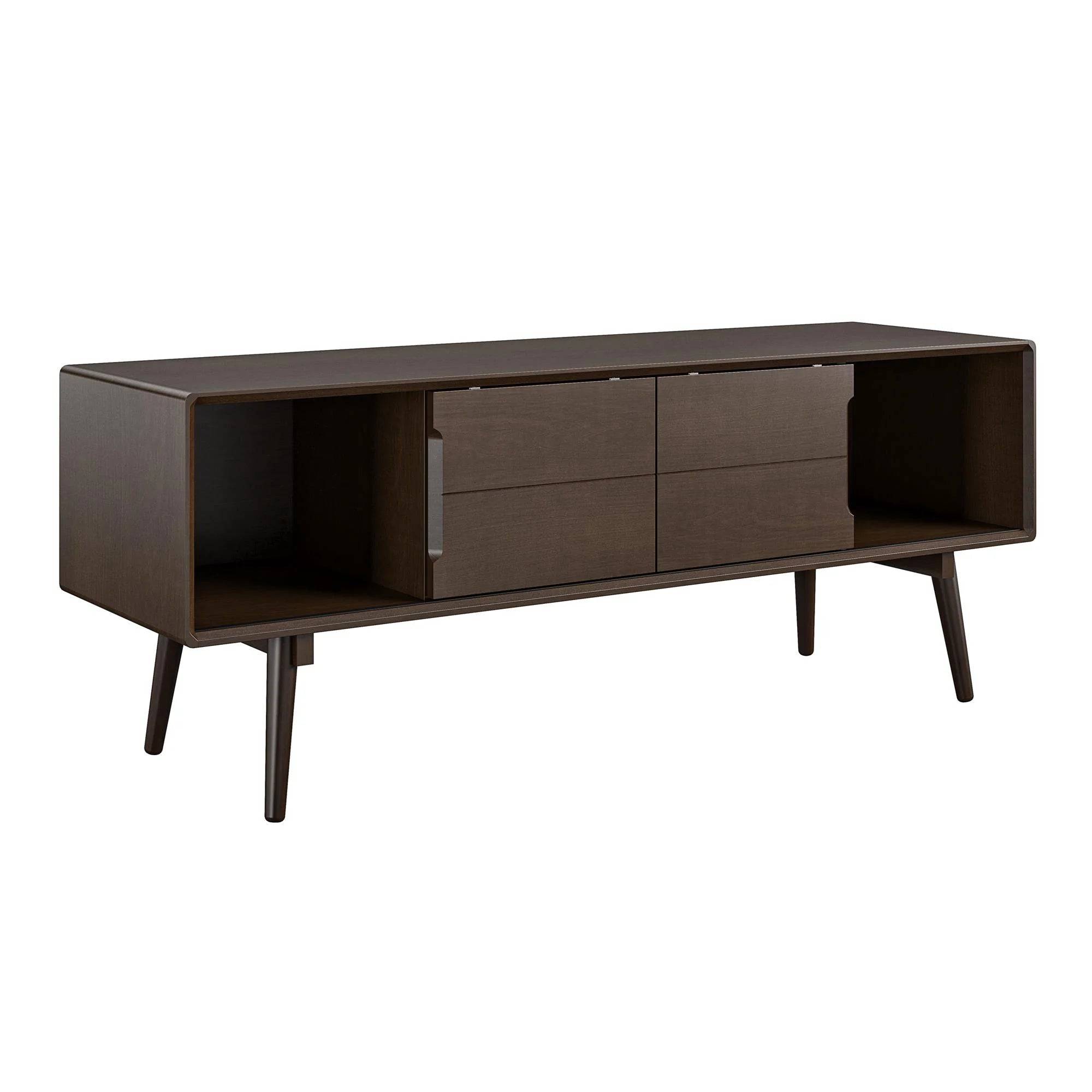 NOVOGRATZ (UK) Brittany TV Stand 55in Walnut - Price Crash Furniture