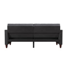 NOVOGRATZ Vintage Tufted Futon Grey Velvet - Price Crash Furniture