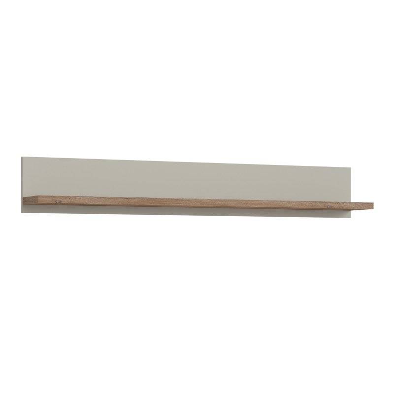 Rivero Shelf In Grey And Oak - Price Crash Furniture
