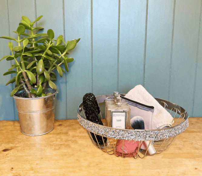 Scatter Gem Sparkly Silver Wire Bowl - Price Crash Furniture