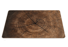 Set Of Four Rectangular Bark Design Place Mats - Price Crash Furniture