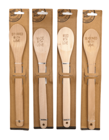 Set of Four Wooden Spoons - Price Crash Furniture