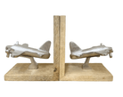 Set of Two Aeroplane Bookends - Price Crash Furniture