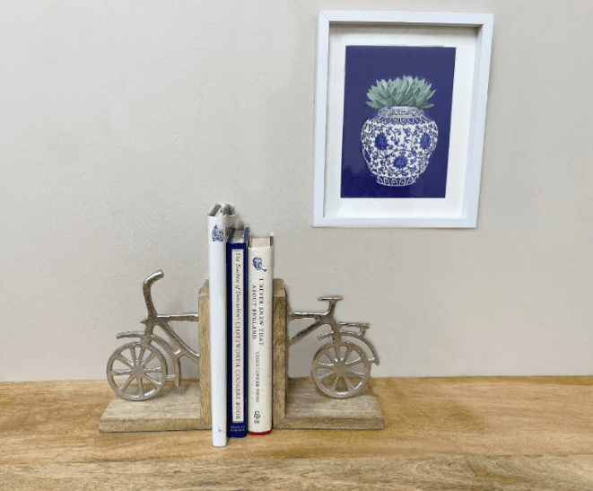 Set Of Two Bicycle Bookends - Price Crash Furniture