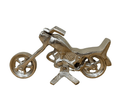 Silver Aluminium Motorcycle Ornament - Price Crash Furniture