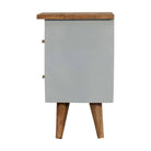 Sky Blue Hand Painted Bedside by Artisan Furniture - Price Crash Furniture