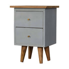 Sky Blue Hand Painted Bedside by Artisan Furniture - Price Crash Furniture