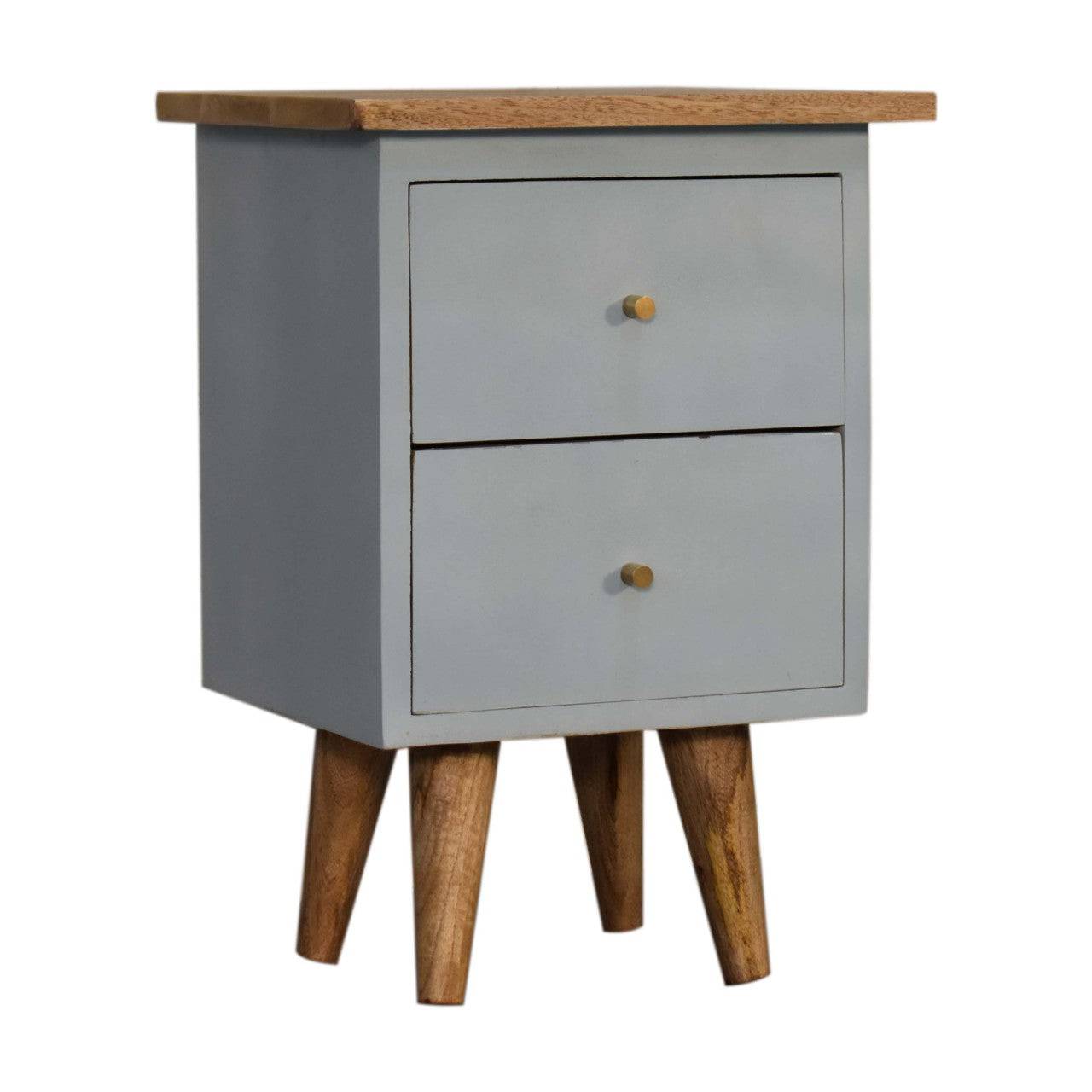 Sky Blue Hand Painted Bedside by Artisan Furniture - Price Crash Furniture