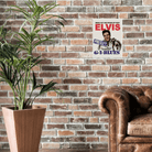 Small Metal Sign 45 x 37.5cm Movie Poster Elvis G.I Blues - Price Crash Furniture