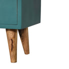 Teal Hand Painted Bedside by Artisan Furniture - Price Crash Furniture