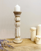 Wooden Candle Stick 38cm - Price Crash Furniture