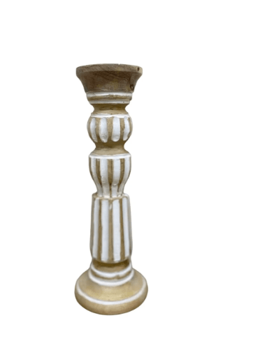 Wooden Candle Stick 38cm - Price Crash Furniture