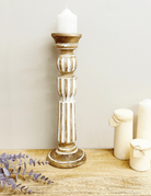 Wooden Candle Stick 45cm - Price Crash Furniture