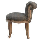 Artisan Small Multi Tweed Country Style French Chair - Price Crash Furniture