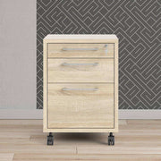 Prima Mobile File Cabinet in Oak - Price Crash Furniture