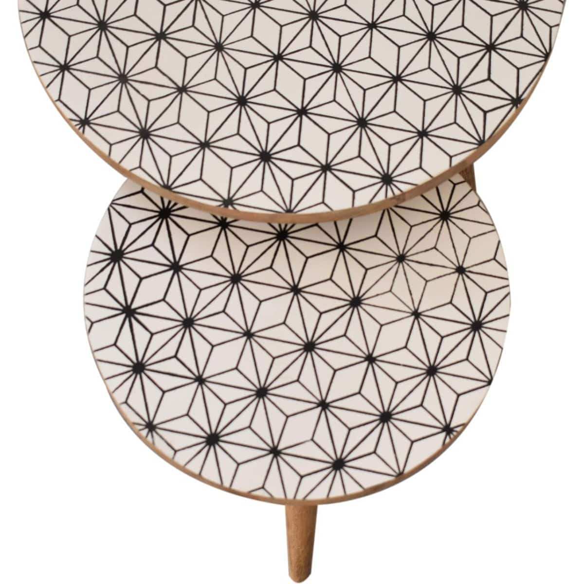 Prima Nesting Stools / Tables - Price Crash Furniture