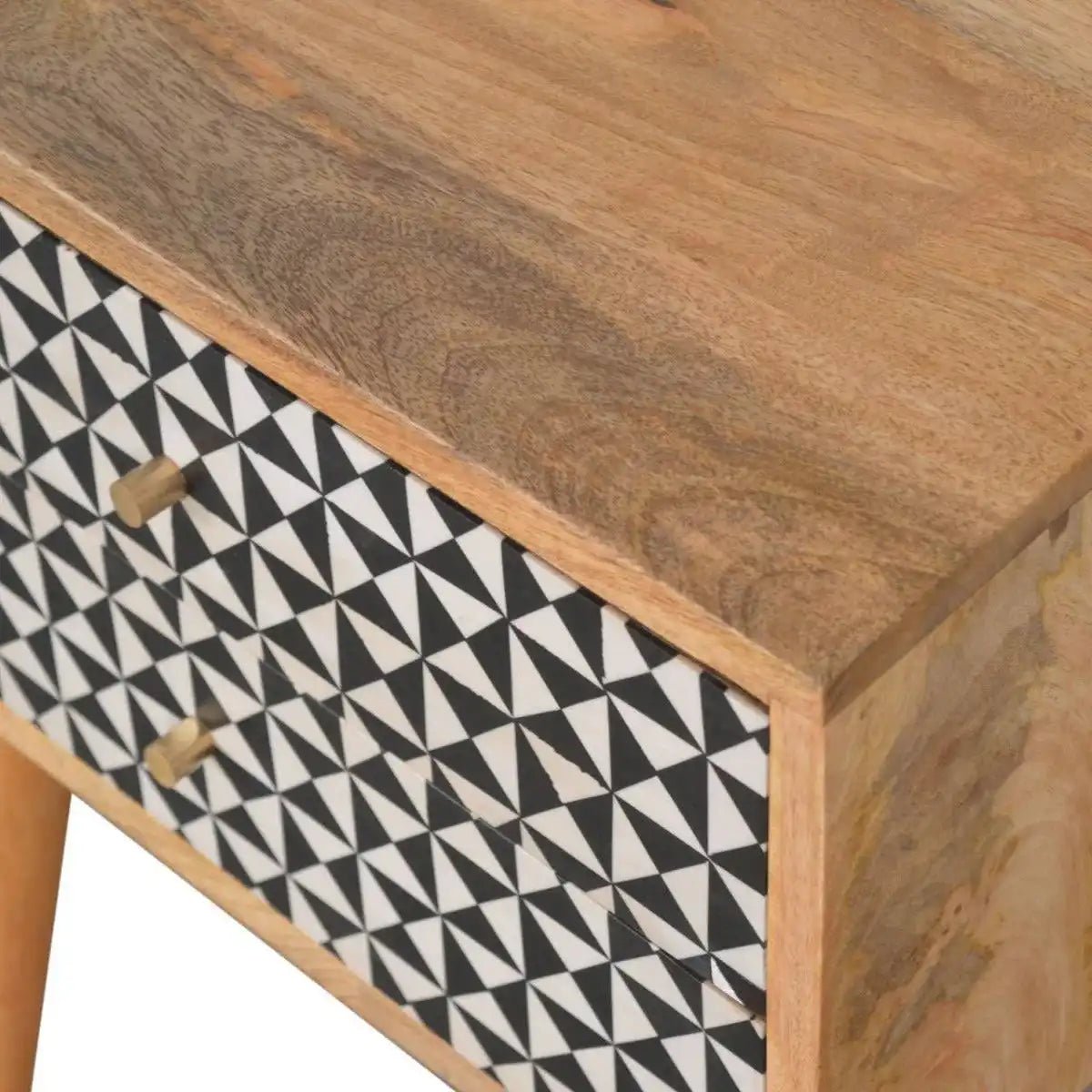 Rafina 2 Drawer Bedside Cabinet Unit - Price Crash Furniture