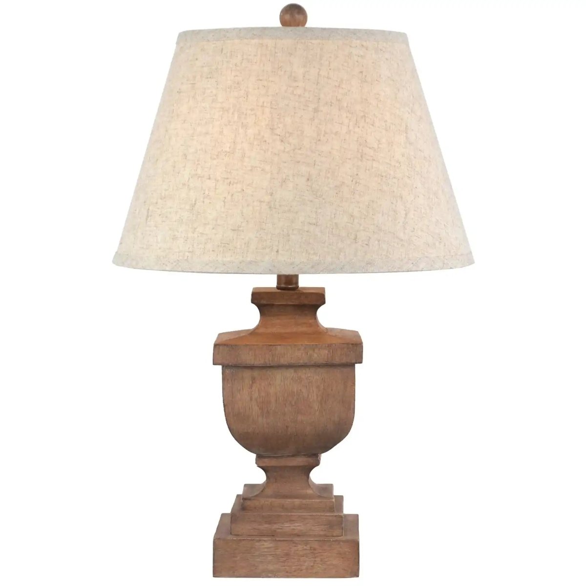 Ravelle Table Lamp With Edged Linen Shade - Price Crash Furniture