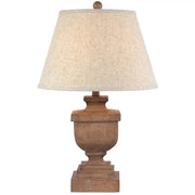 Ravelle Table Lamp With Edged Linen Shade - Price Crash Furniture