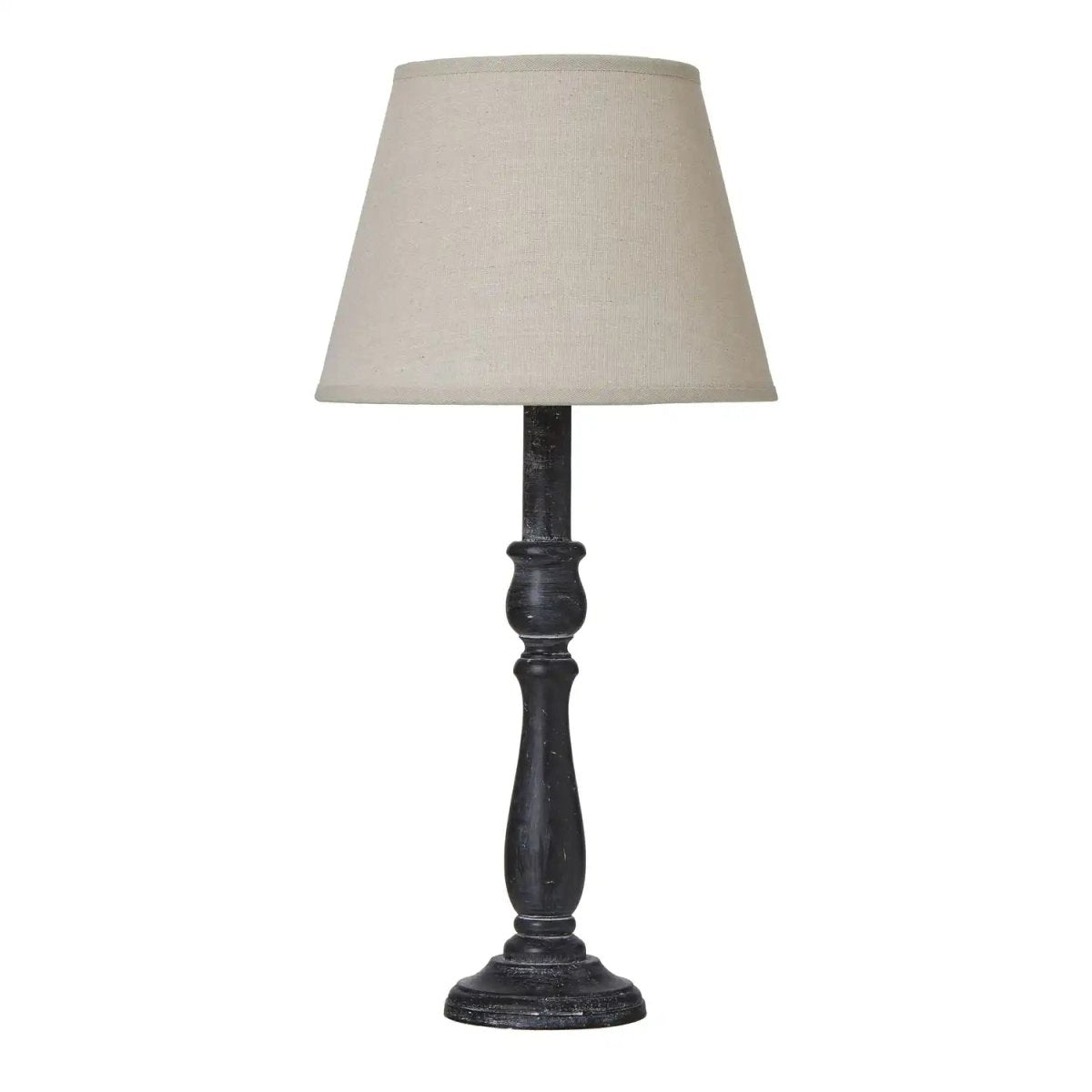 Ravenna Column Table Lamp With Linen Shade - Price Crash Furniture