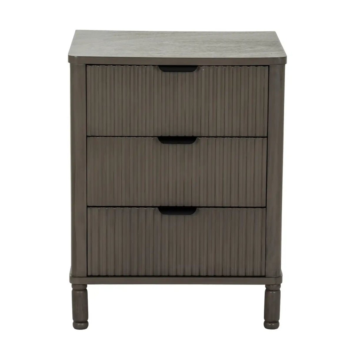 Reed Collection 3 Drawer Bedside Table Unit - Price Crash Furniture