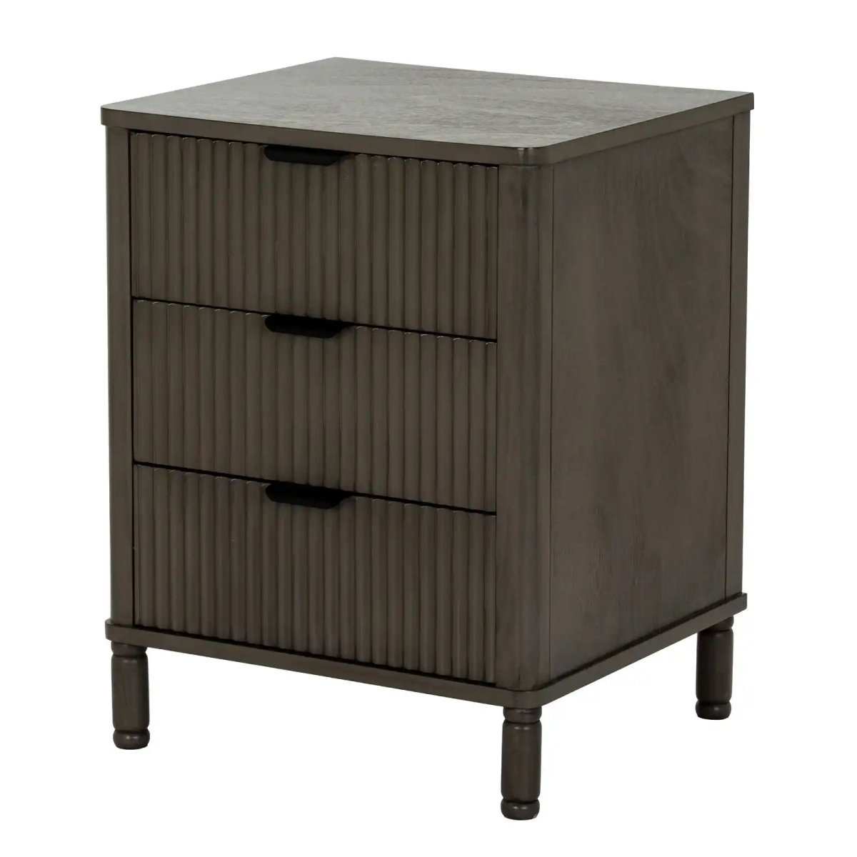 Reed Collection 3 Drawer Bedside Table Unit - Price Crash Furniture